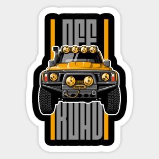 off road nissan patrol Sticker